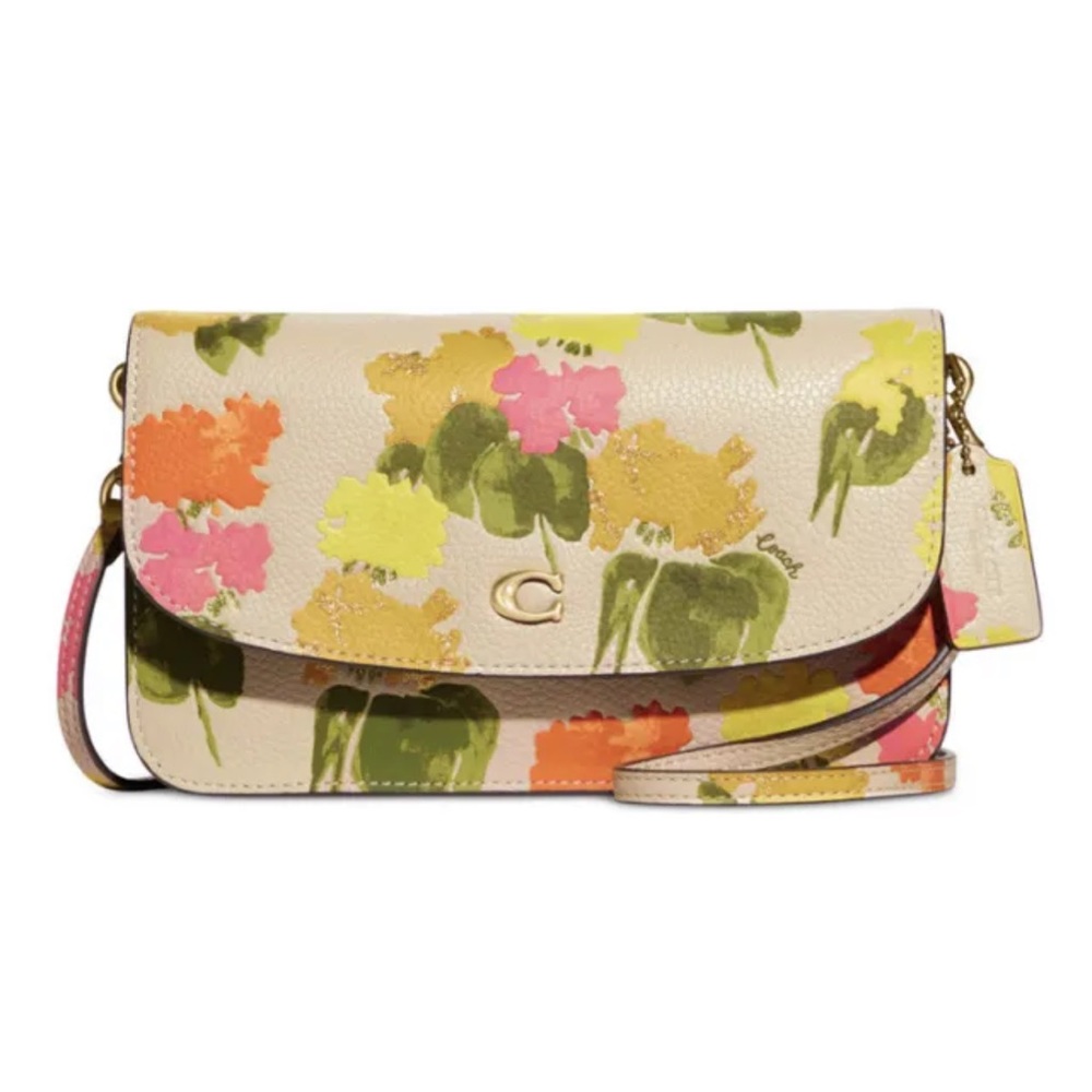 Coach Hayden Floral Printed Leather Crossbody Bag